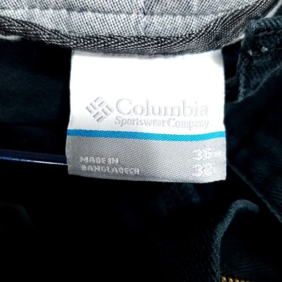 Columbia Jeans Mens 36×32 Black Slim Fit Dark Wash Denim - Picture 8 of 14